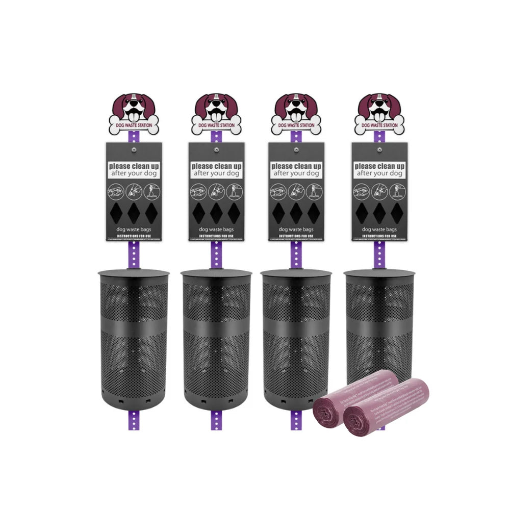 Purple Dog Waste Station Bundles