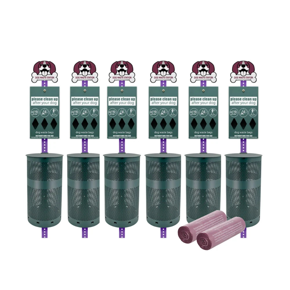 Purple Dog Waste Station Bundles