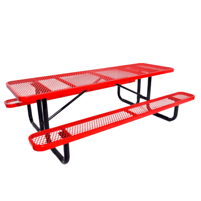 8-ft Rectangular Portable Picnic Table - Canine Park solutions