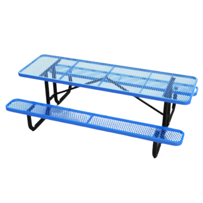 8-ft Rectangular Portable Picnic Table - Canine Park solutions