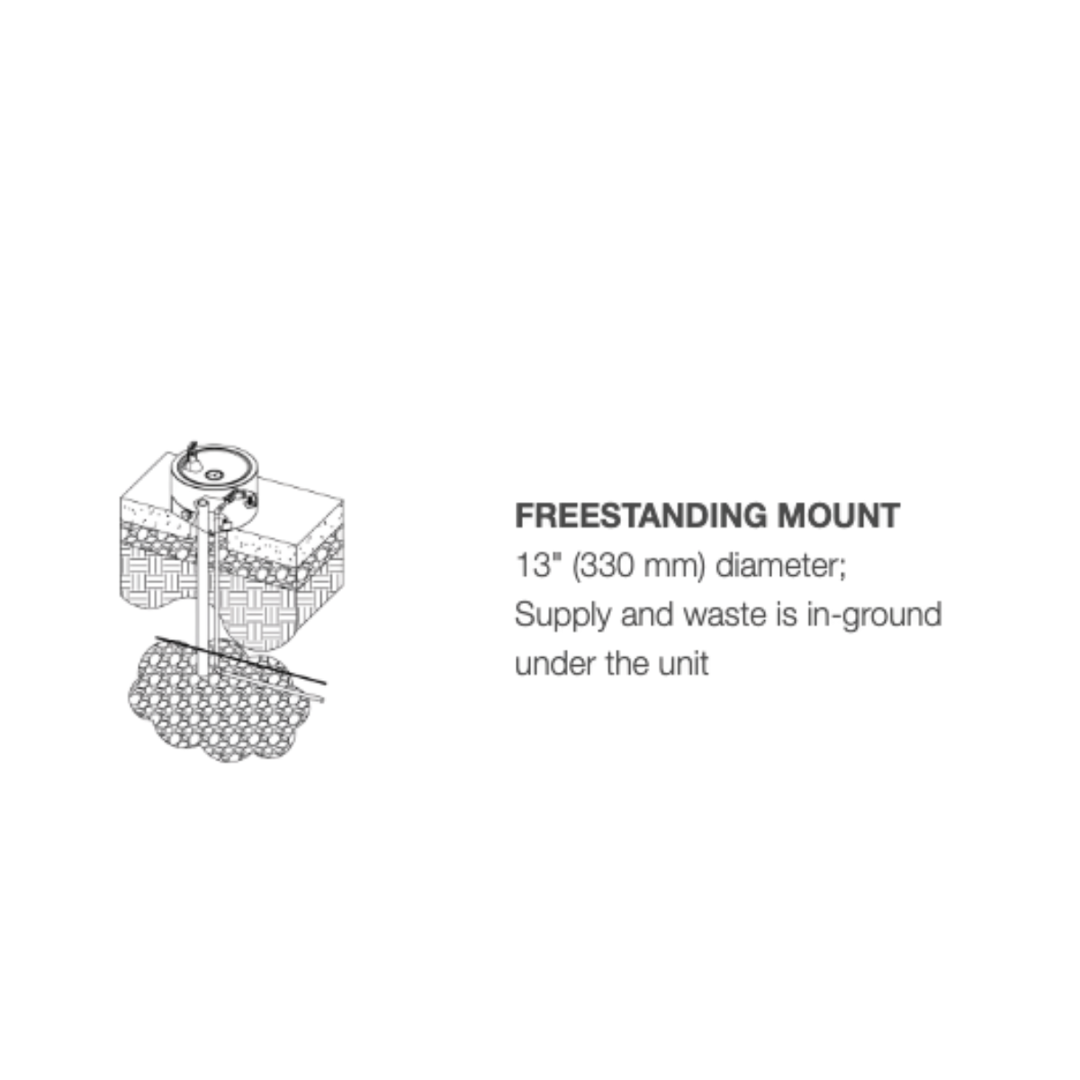 Round stainless steel pet fountain