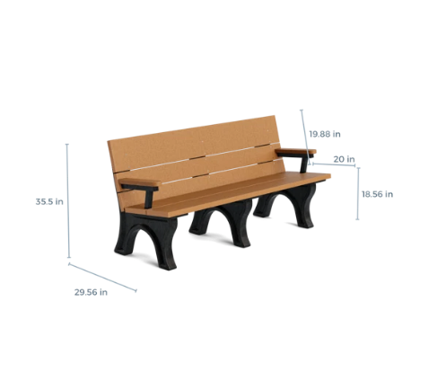 6ft Traditional ADA Bench