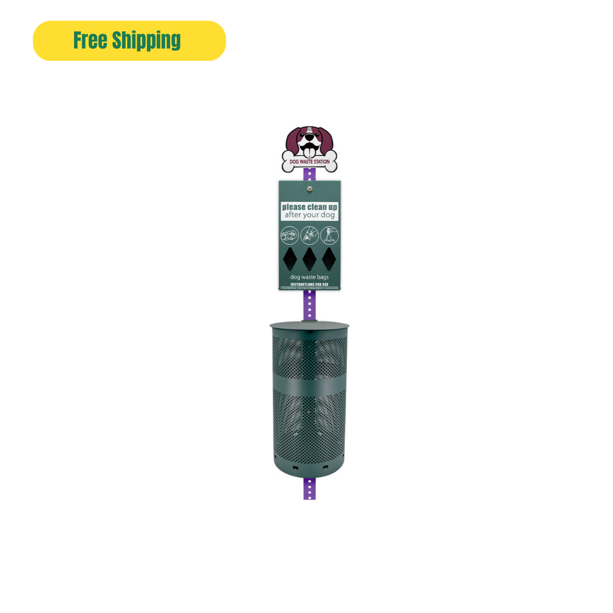 The Purple Dog waste station