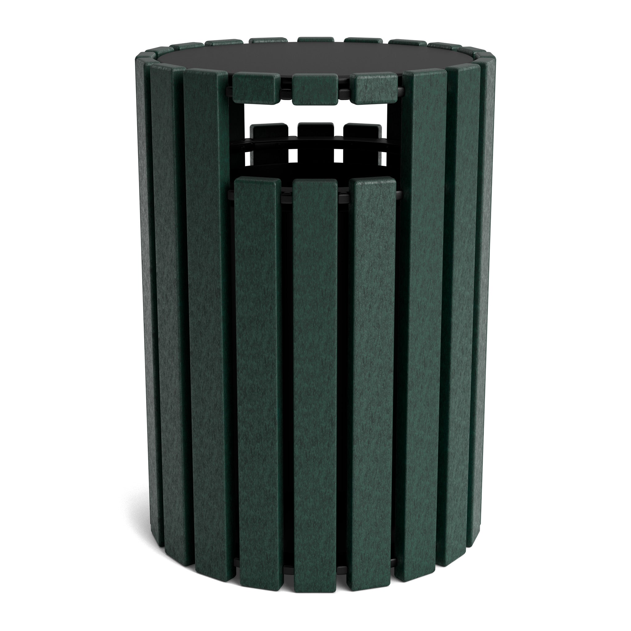 Eco-Friendly Round 33 Gallon Receptacle with Lid