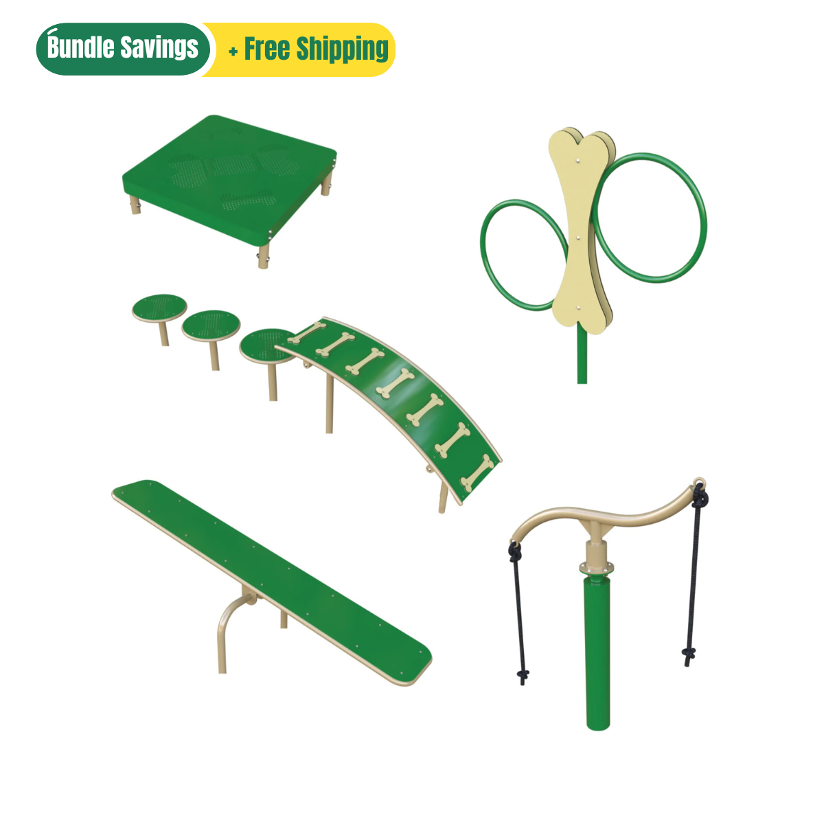 The Hound - 5 Component Dog Park Kit