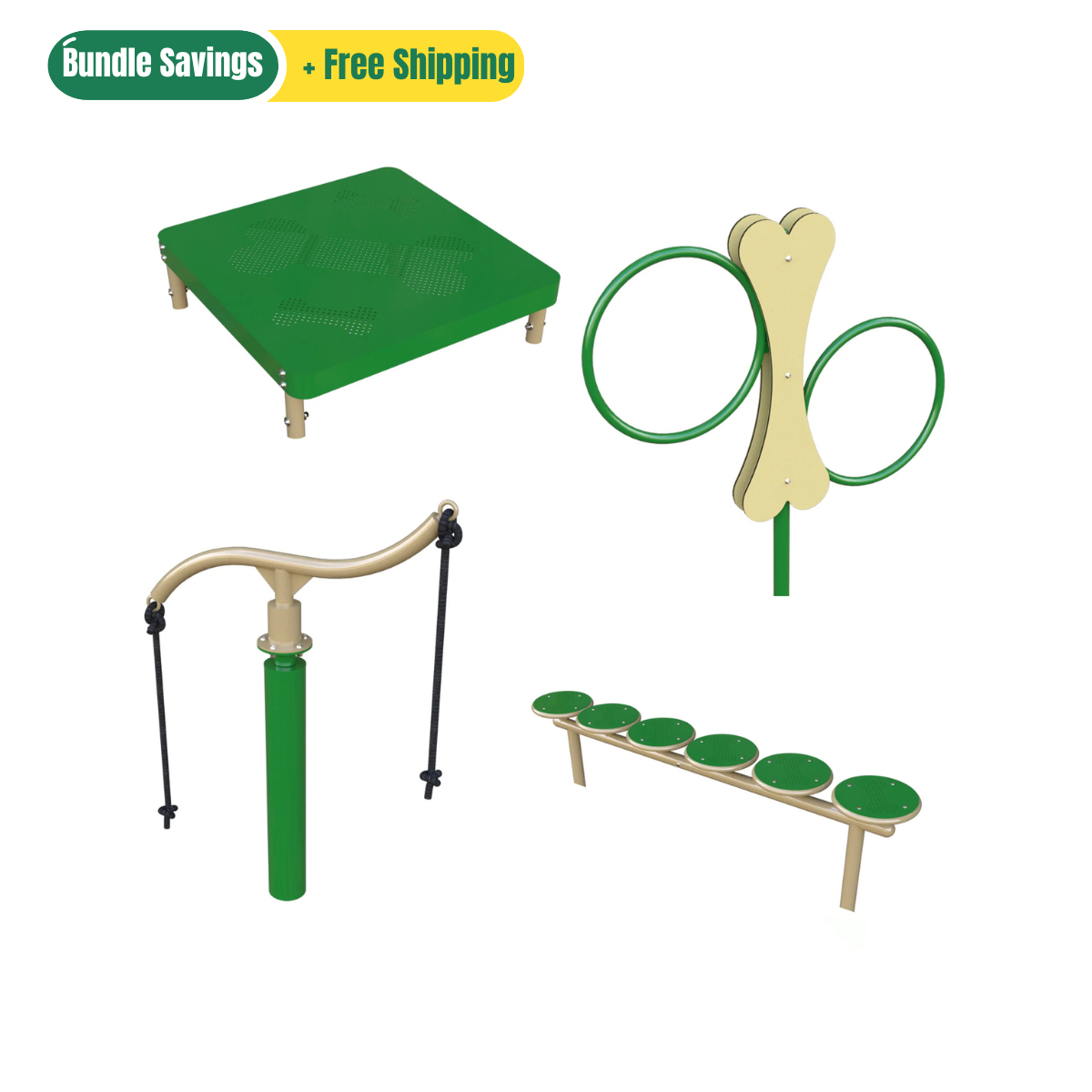 The Pup - 4 Component Dog Park Kit