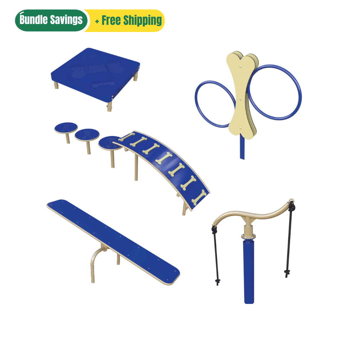 The Hound - 5 Component Dog Park Kit