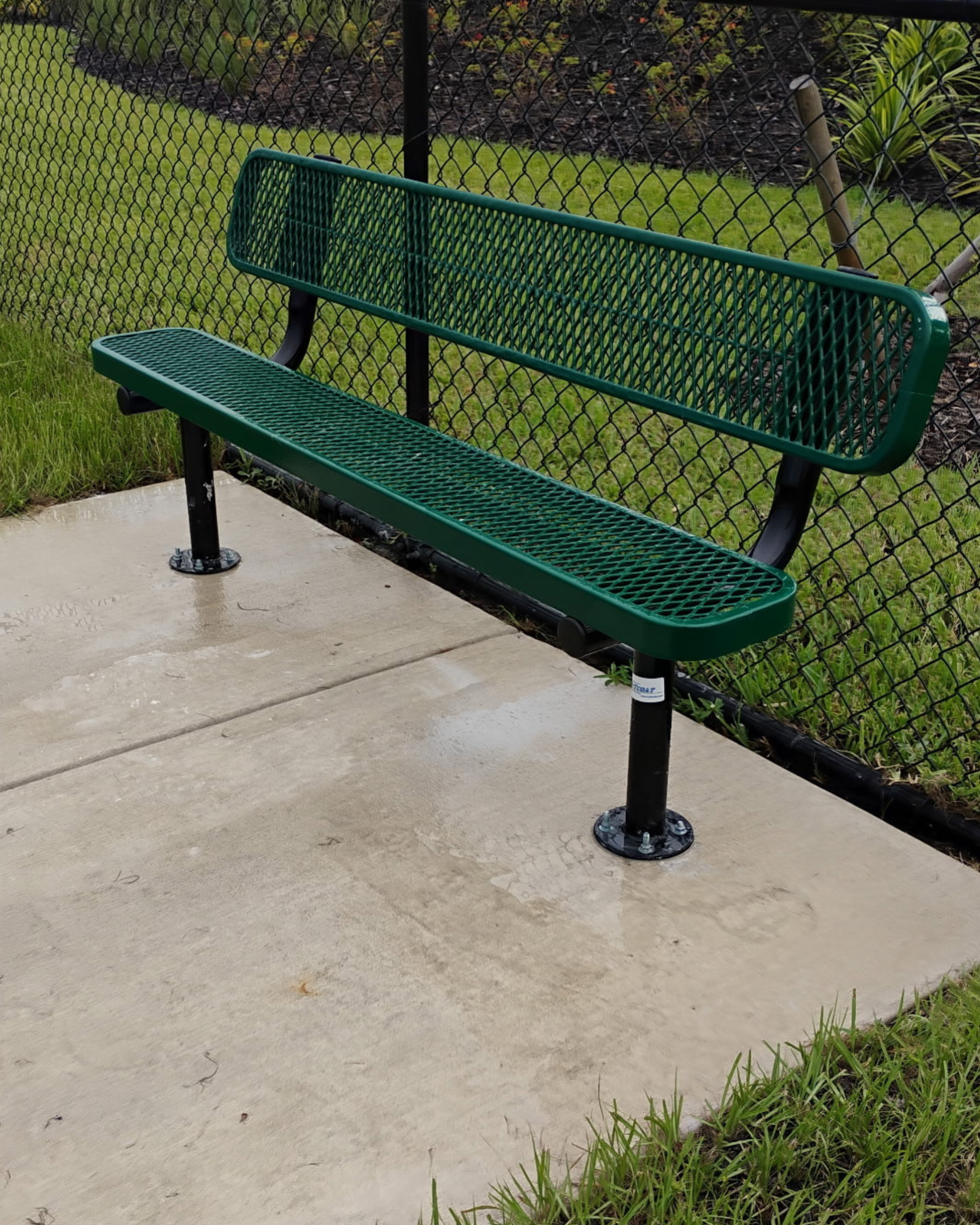 6-ft Bench with Back