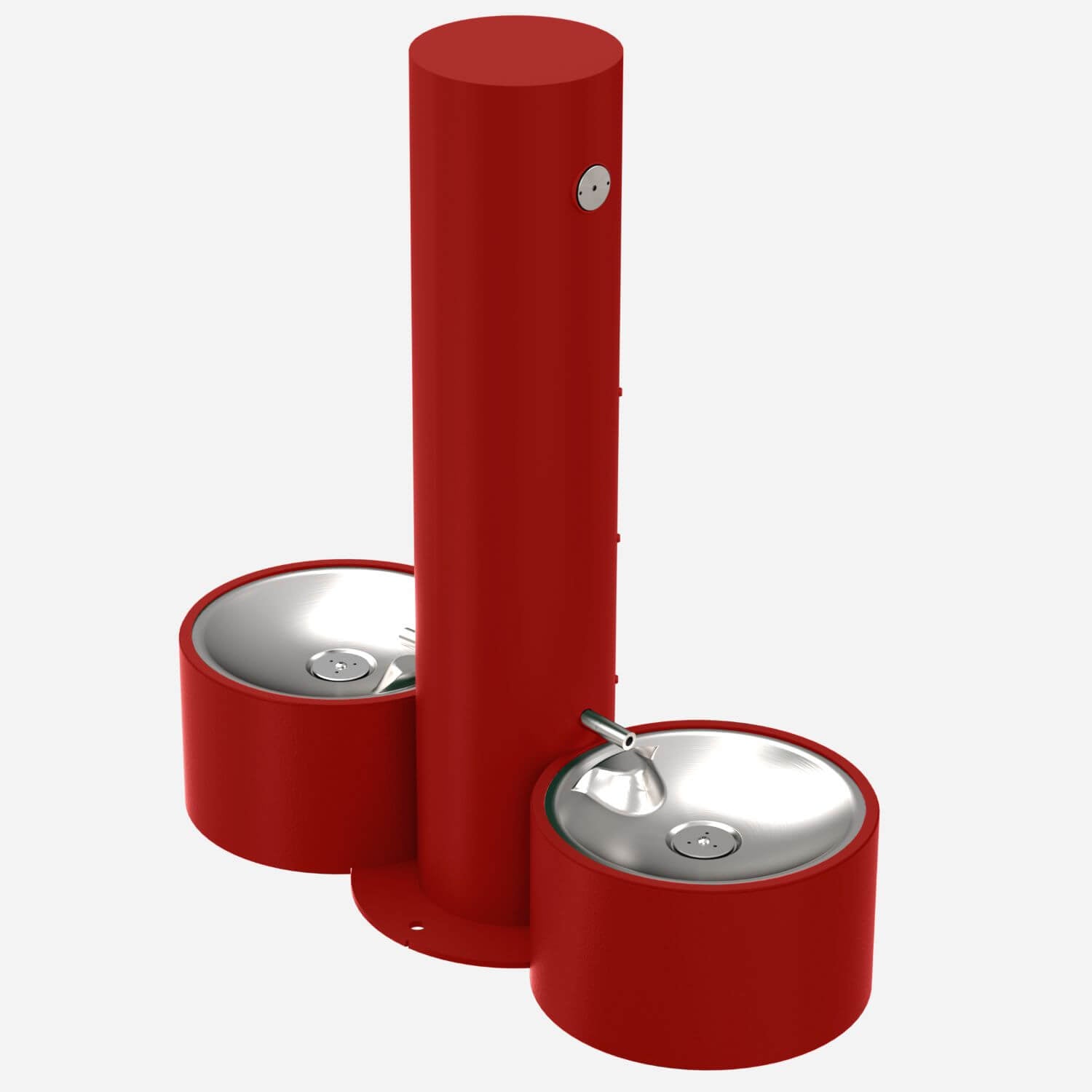 Two Station Pet Drinking Fountain – Commercial Dog Park Water Station