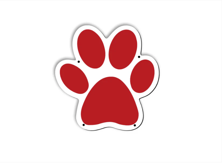 Dog Paw sign