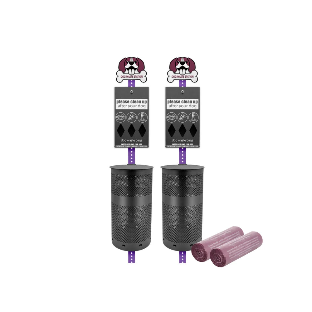 Purple Dog Waste Station Bundles