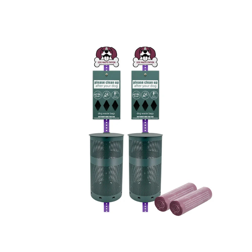Purple Dog Waste Station Bundles