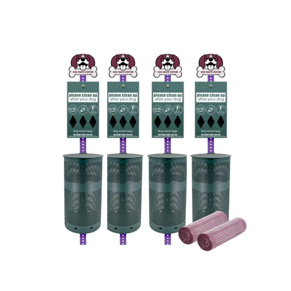 Purple Dog Waste Station Bundles