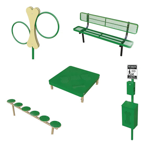 The Bare Bones - 5 Component Dog Park Kit