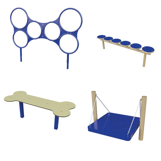 The Tail Wagger - 4 Component Dog Park Kit
