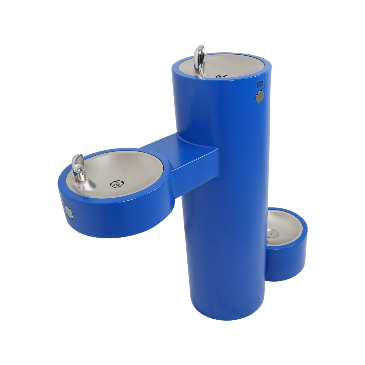 ADA Bi-Level Pedestal Drinking Fountain with Pet Bowl