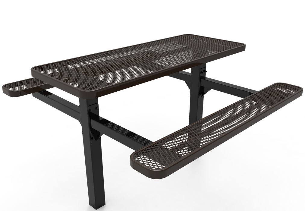 6-ft Rectangular Single Pedestal Table