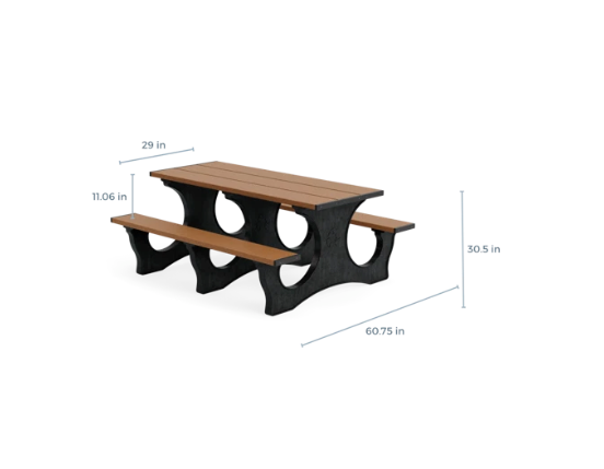 6ft Poly Tuff Picnic Table