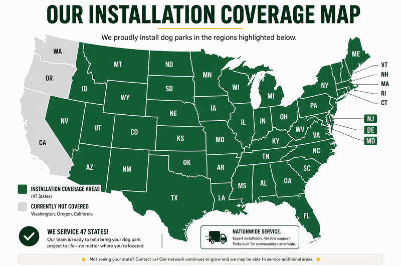 Installation coverage map