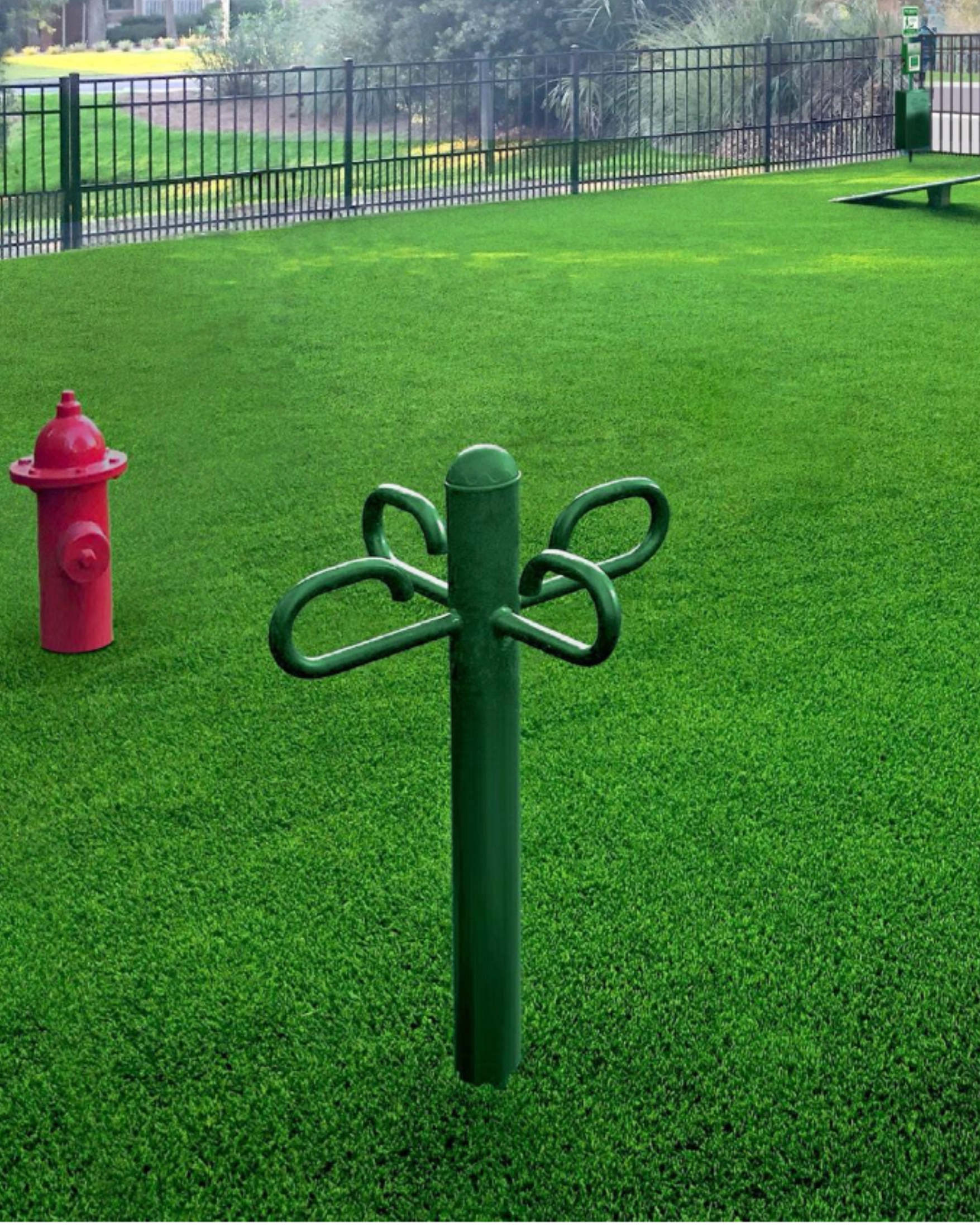 Dog Park Leash Post