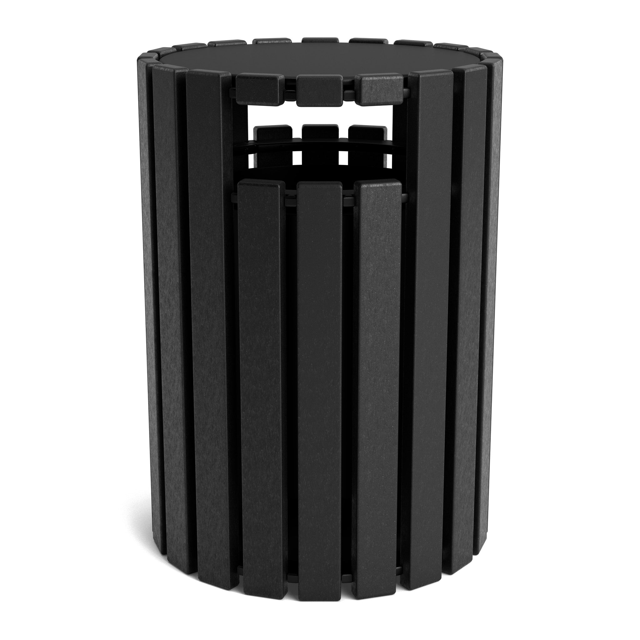 Eco-Friendly Round 33 Gallon Receptacle with Lid