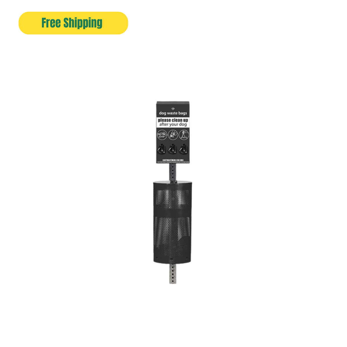 Low Profile Dog Waste Station