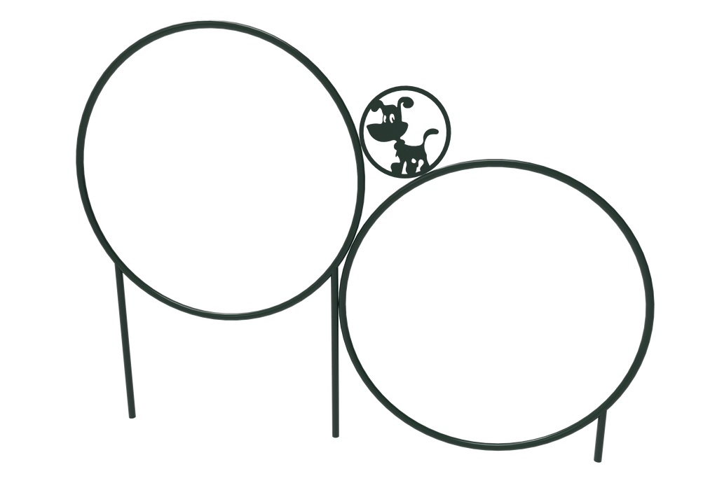 The Double Dash – 2 Hoop Jump for Dogs