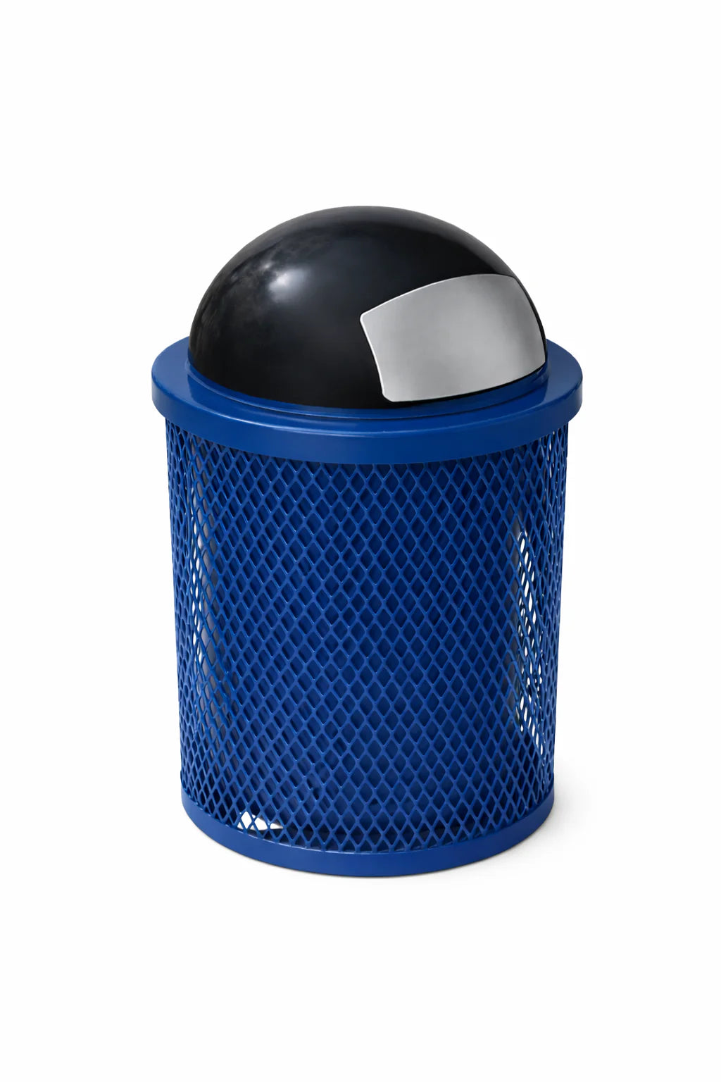 Trash Receptacle with Dome Lid