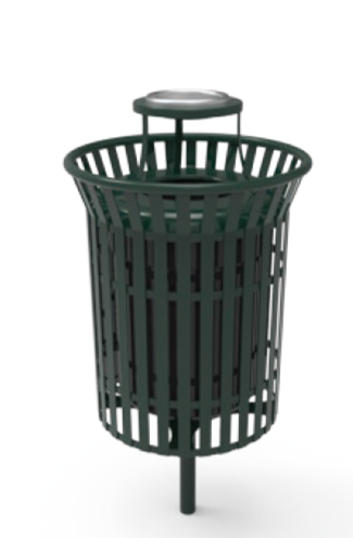 Skyline Trash Receptacle - Canine Park solutions